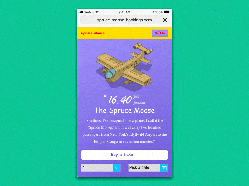 Spruce Moose Mobile Booking RAGE!!! close fullstory mobile modals no patterns rage ux