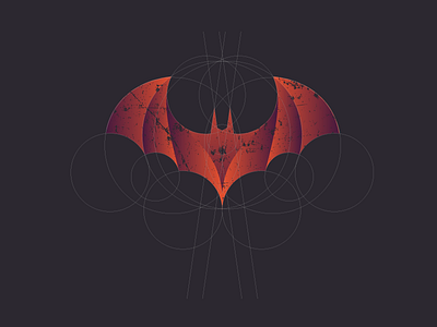Viper Club Logo (Golden Ratio) bat circle circular clean concept cool creative design dribbble golden ratio goldenratio grunge texture iconic logo logodesign monogram night club vector