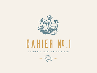 Logo Concept for Cahier No.1 99designs american branding design logo modern vintage