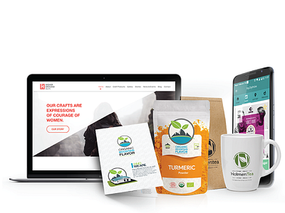 Services We Offer branding packaging print website