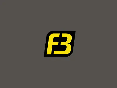 F3 Monogram automotive composition letter logo monogram yellow