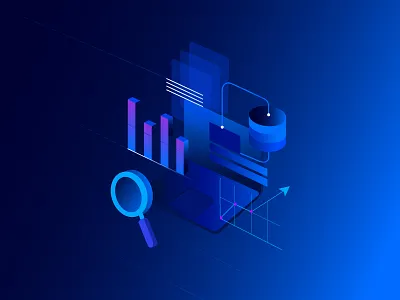 Icon Data Generator data generator icon illustration