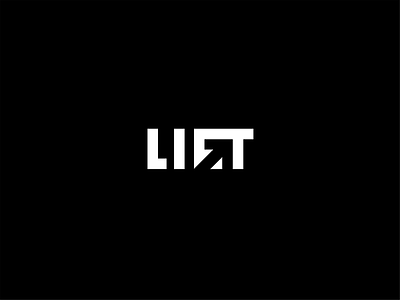 Lift logo concept arrow lift lift logo logo mark negative space simple up