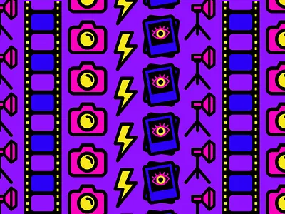 Photography brights color film flash neon pattern photography wallpaper