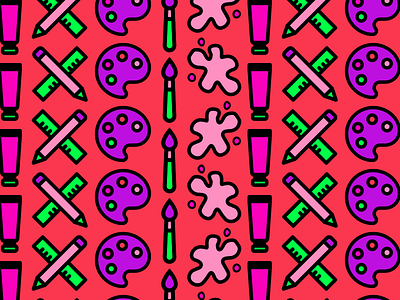 Art art artist blob brights illustration neon paint painting pattern wallpaper