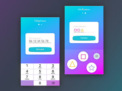 Experimental 2-Step verification 2 step bam playful sketch ux
