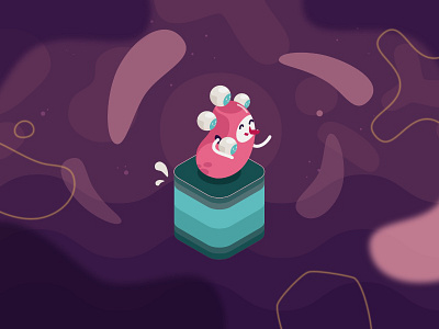 Blood Cell biology blood blood cell isometric isometric monster little monster monster oxigen