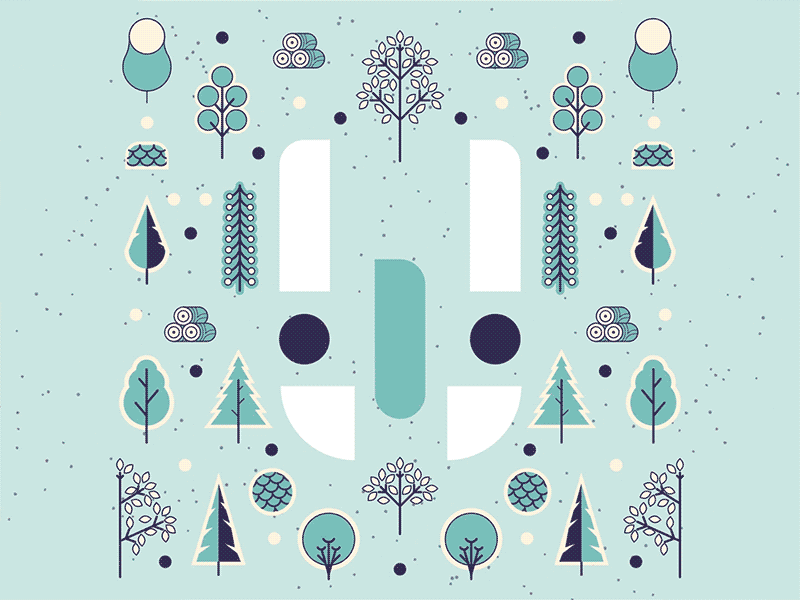 GROW - A Word a Week - Animography 2d animation cells design forest graphic design illustration motion motion graphics plants trees typography