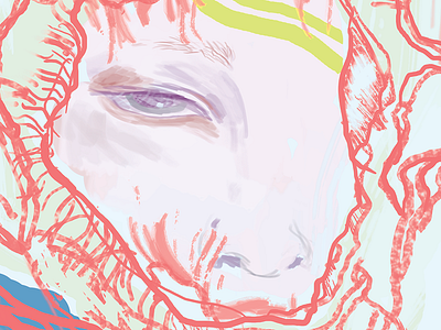 WIP - Not Her Hands art illustration mixed media surrealism