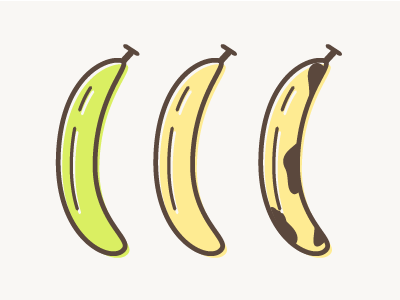 Bananas food fruit illustration