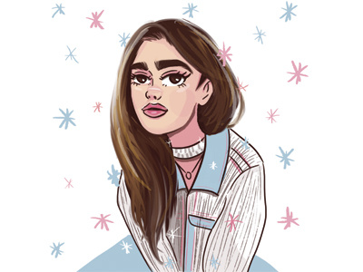 WTVR dua lipa fashion fashion illustration illustration ilustradora kawaii moda pink pink and blue