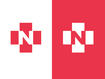 Nova Surgery Center Branding Concept communication cross hospital logo medical n red speech surgery teamwork