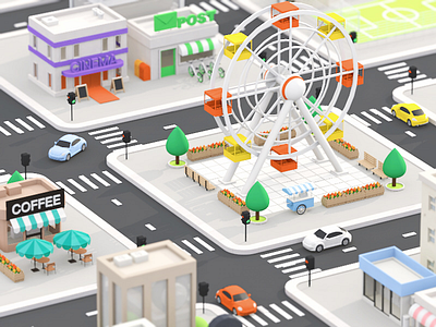 Toy City c4d