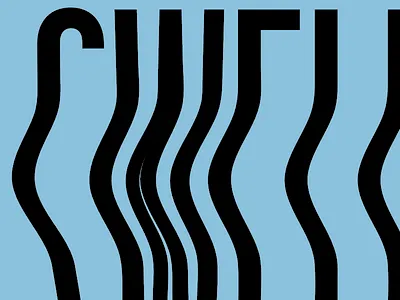 Swell typography