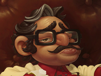 Don Banano character design illustration