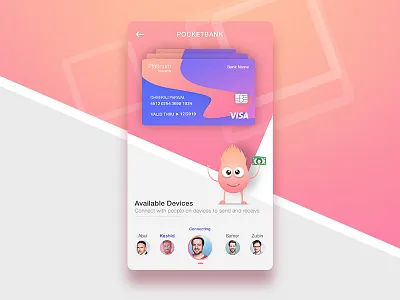 Pocket Bank app branding figma finance ios logo prototype statistics ui ux wireframe