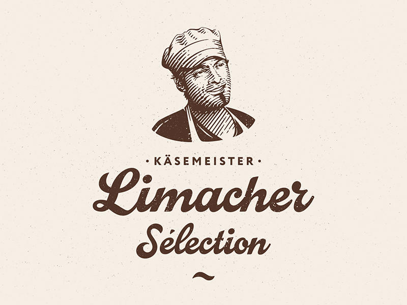 Logotype design animation cheese classic engrave gif handwritten illustration lettering logotype portrait