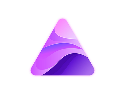 Gradient Triangle gradient logo triangle