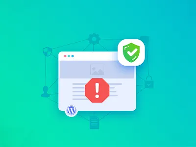 Protect Your WordPress Blog From Spam card check iluustration protect spam ui wordpress