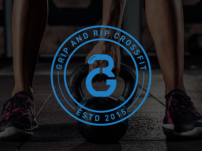 Grip And Rip Logo Icon crossfit fitness gr icon logo logo icon