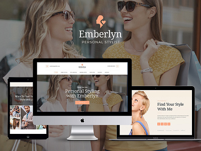 Emberlyn | Personal Stylist WordPress Theme appointments blogger blogging booking business clothing designer fashion lifestyle