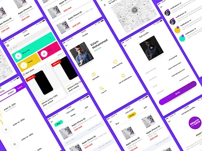 Sawp gate app design flat icons interface ios iphone mobile motion ui ux x