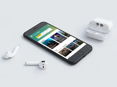 Travelogue cards design events landing page mobile swipe uiux webdesign