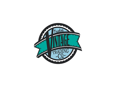 Vintage Trading Company Logo logo retro trading vintage