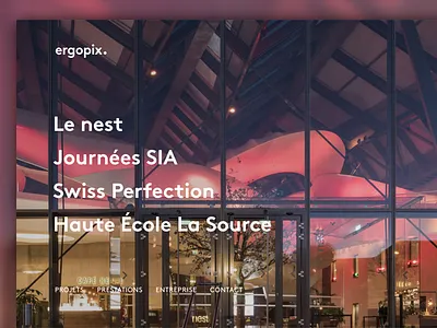 Ergopix – home page home javascript menu page responsive web website