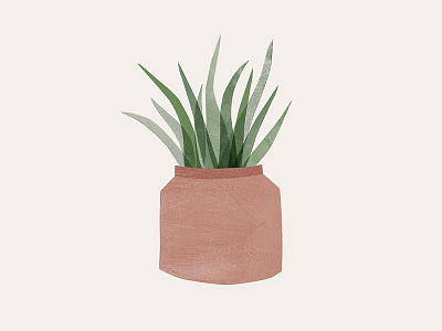 Aloe Plant aloe cute greenery illustration painted painting plant plants