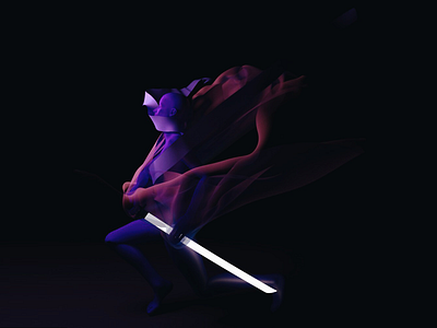Katana 3d 3dart abstract art cinema4d coronarender digitalart font lettering maxon render typography