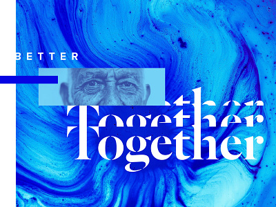 Better Together 2 branding identity layout pattern texture type