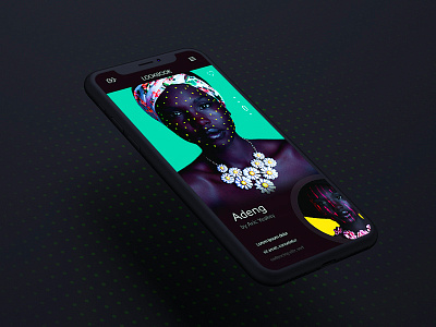 Lookbook beauty color dark design iphone lookbook makeup minimal model ui ux