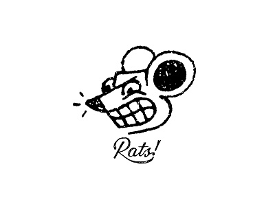 Rats! adobe branding creative market lettering logo product purchase texture type vector