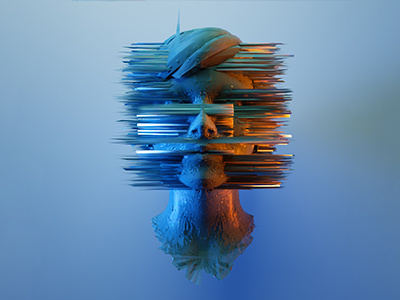 Transient Permanence 45 3d 3d art 3d glitch abstract c4d cinema 4d glitch glitch art graphic design