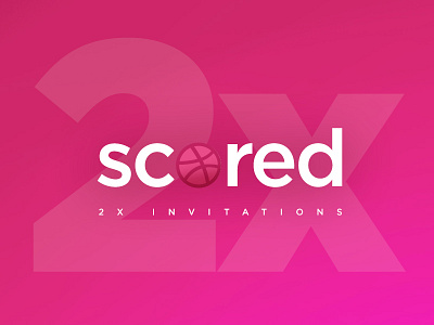 Invite 2x draft dribbble happy hello invitations invite invites pink players wow