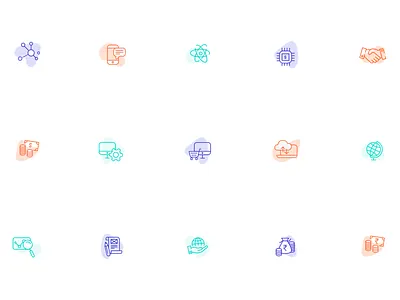 Icon Set Design business cart cloud design free money search simple stroke ui users ux