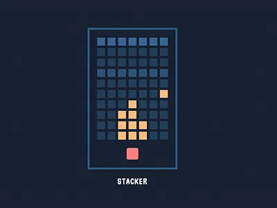 Retro Game Design: Pure CSS Stacker css flat game retro simple