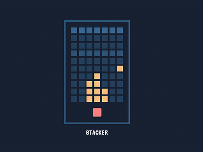 Retro Game Design: Pure CSS Stacker css flat game retro simple