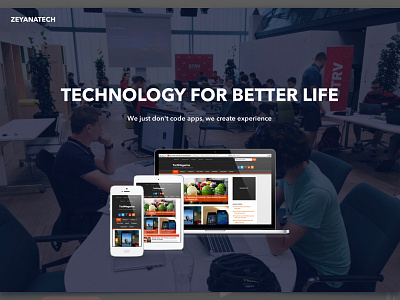 Digital Agency Home Page agency digital layout web design web development