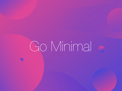 Abstract Shape and Color Exploration Part I color design gradient minimal pink purple ui