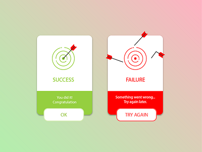 Daily Ui-Day#11 11 challenge daily dailyui failure success ui