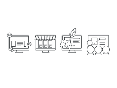 Icon Concepts icons illustration