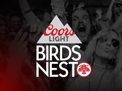 Coors Light Birds Nest Logo arizona birds nest concert fun music party phoenix open sexy thunderbird waste management phoenix open