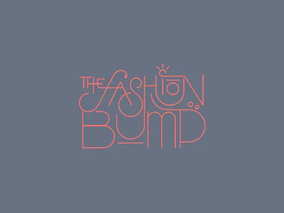 The Fashion Bump | Rejected baby branding bump fashion fashion bump fb letterform lettering letters logo mom mono line