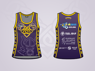 Vicbeach Vikings - Merchandise Singlet apparel jersey singlet sport uniform viking volleyball