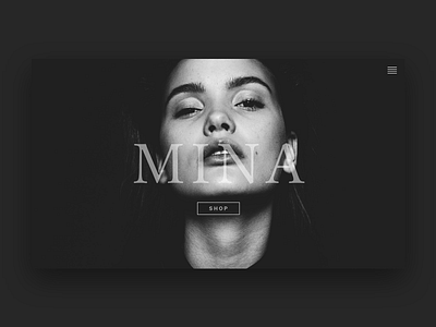 M I N A graphic design typography ui ux web design