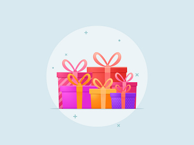 Presents adobe illustrator colors gifts presents vector