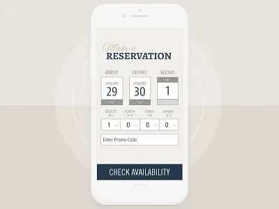 Hotel Reservations booking form hotel mobile reservation ui ux web