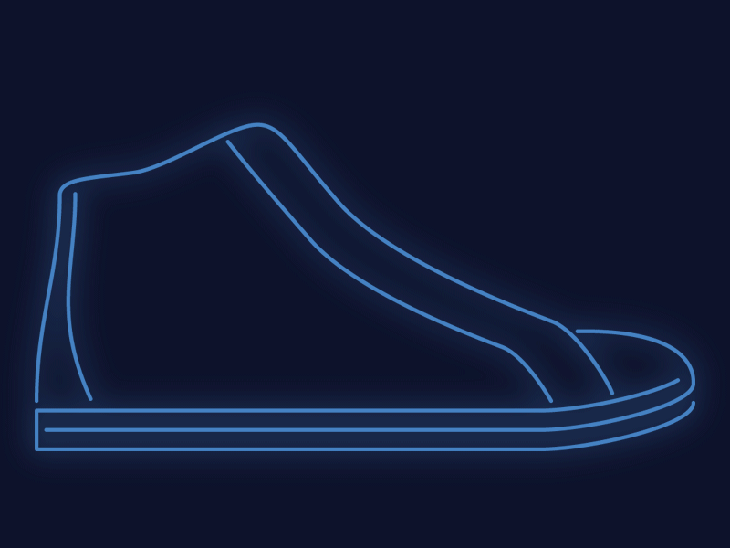 Shoe swag options lights neon shoe